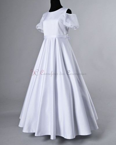 robe communion longue