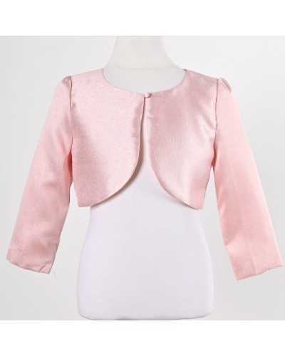 bolero rose satine fille