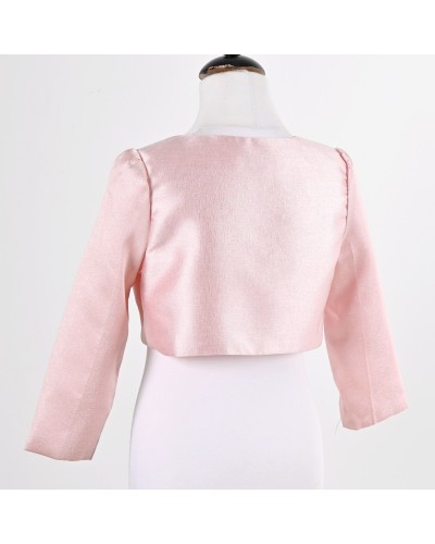 bolero rose satine fille