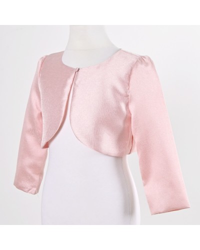 bolero rose satine fille