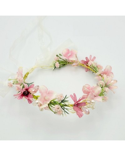 Couronne florale Roseline