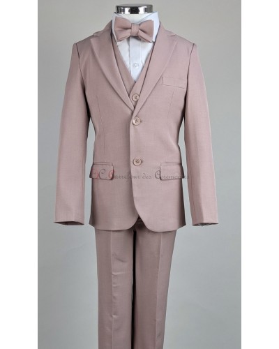 costume rose pale enfant